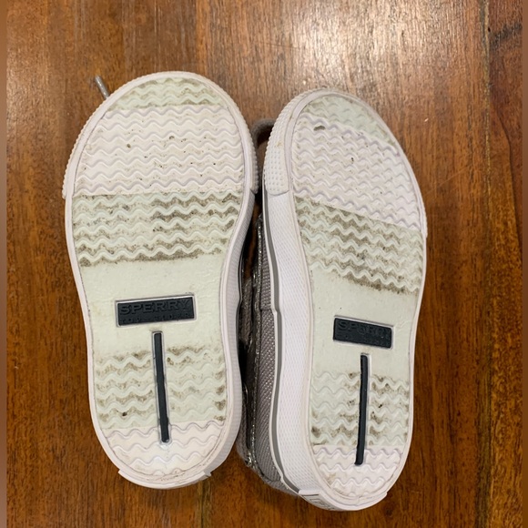 Speedy Topsider Silver/Gray Toddler size 5m - Picture 3 of 4